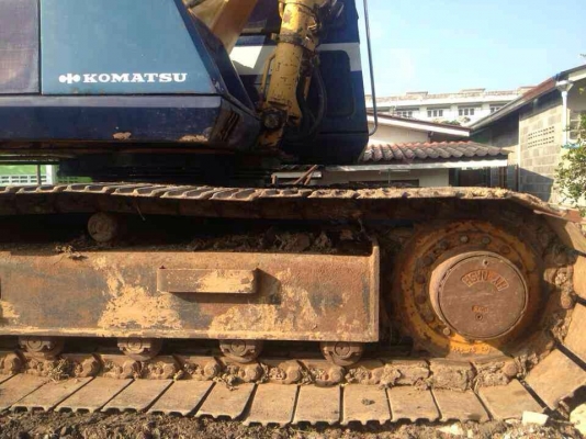 ขายรถแบ็คโฮ komatsu PC 120 รุ่น 3 โซ่ดี ตัวเดินใหม่ เครื่องปั๊มเช็คมาใหม่ เอกสารเล่มทะเบียน