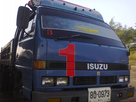 ขายหกล้อดั้มพ์อีซูสุ JAANPR59LK 115 ดั้มพ์ พวงมาลัยเพาเวอร์  F หน้า-หลัง แอร์เย็น