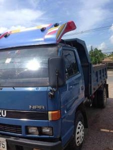 ขายหกล้อดั้มพ์ อีซูสุ NPR59LU5M115 ดั้มพ์สามมิตร F หน้า-หลัง พวงมาลัยเพาเวอร์ แอร์เย็น