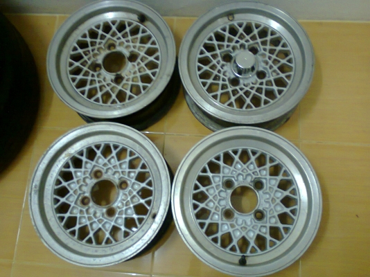 ล้อ13X5.5  ET-14  4/110  1ชุด4ล้อสวยๆเดิมๆไม่คดไม่ดุ้ง