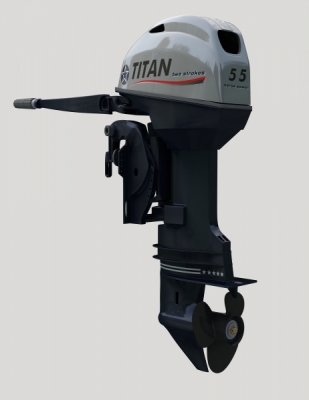 เครื่องเรือ TITAN 3.5HP 5.5,10,10,25,40,50,60HP MADE IN New Zealand  ของใหม่ครับ  มีจำหน่ายทุกไชต์