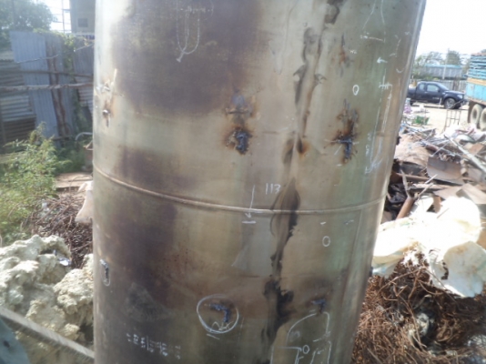 ขายถังแสตนเลสขนาดใหญ่ สำหรับต้มสตีมน้ำร้อนเหมาะสำหรับอุตสาหกรรมโรงงาน