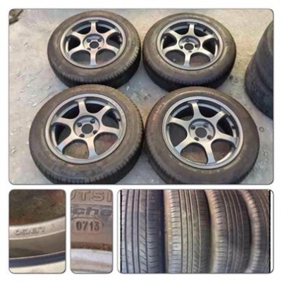 ขายล้อแม็กซ์ Lenso ขอบ15 4รู100 + ยางปี13 ราคา 11,900 บาทถูก