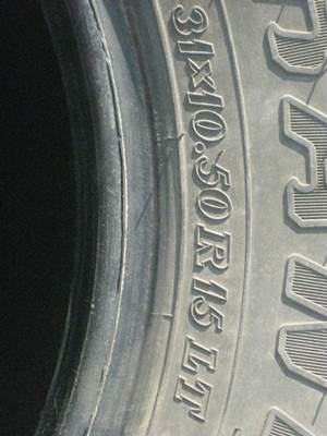 ขายยาง Dunlop gradiator ขอบ 15 ยาง 31