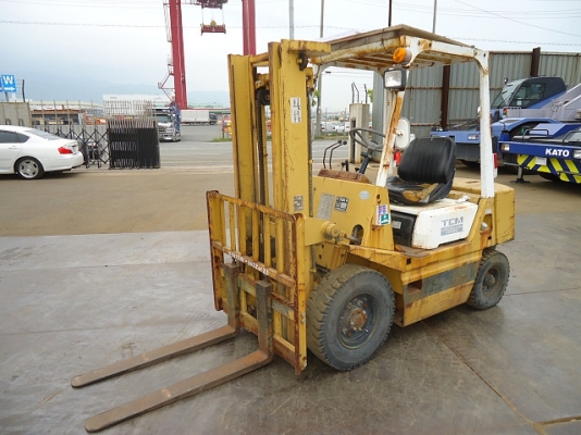 ขายรถโฟล์คลิฟต์ 2.5 ตัน เก่าญี่ปุ่น TCM FVG25N1 เสาสูง 3เมตร