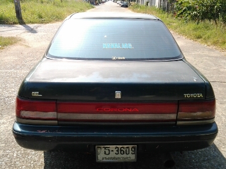 ขายรถยนต์ ปี91 โตโยต้า โคโรน่า รุ่นหน้ายิ้ม เครื่อง1600cc.คาบิว(ติดแก๊ส) เกียร์ธรรมดา พวงมาลัยเพาเวอร์ กระจกไฟฟ้า แอร์เย็น เครื่องดี สภาพต้องทำสี ขายถูกๆตามสภาพ(รถบ้านไม่ใช่แท็กซี่) ขายรถยนต์ ปี91 โตโยต้า โคโรน่า รุ่นหน้ายิ้ม เครื่อง1600cc.คาบิว(ติดแก๊ส) เกียร์ธรรมดา พวงมาลัยเพาเวอร์ กระจกไฟฟ้า แอร์เย็น เครื่องดี สภาพต้องทำสี ขายถูกๆตามสภาพ(รถบ้านไม่ใช่แท็กซี่)