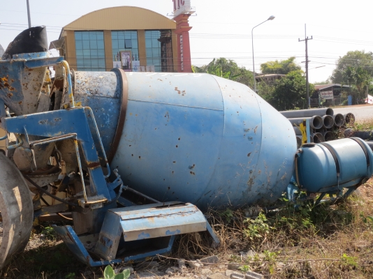 ถังโม่ปูน 3คิว ยิงตรง ของนอก ถังโม่ สภาพสวย