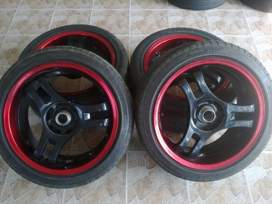 ขายล้อSuper Advan 17กว้าง8 4วง