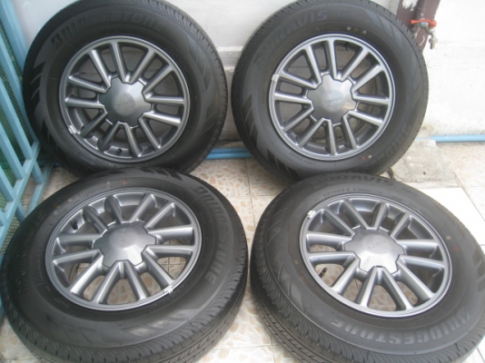 ขายล้อแม็ก All new Isuzu d-max สีรมดำ ป้ายแดง 16"x6.5" et41 6รู139.7 +ยาง Bridgestone duravis 215/70r16 ยางผลิตสัปดาห์ที่ 38ปี13 สนใจติดต่อเล็กคลองสาม (081-3747940) ขายล้อแม็ก All new Isuzu d-max สีรมดำ ป้ายแดง 16"x6.5" et41 6รู139.7 +ยาง Bridgestone duravis 215/70r16 ยางผลิตสัปดาห์ที่ 38ปี13 สนใจติดต่อเล็กคลองสาม (081-3747940)