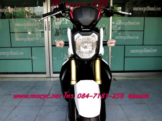 ZOOMER -X  ปี 56 สีขาว มาใหม่ ไมล์ 1062 โล ล้อแมกซ์ ไร้ยางใน ฟรีค่าโอน 41900