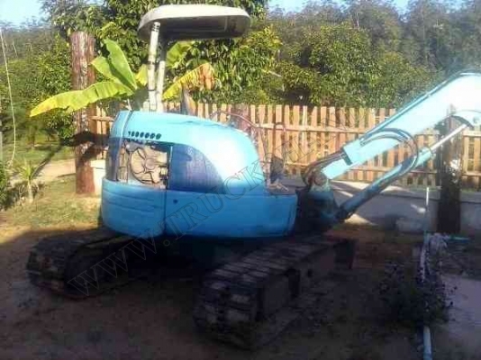 แบคโฮ HITACHI EX50U เครื่องi ISUZU มีบุ้งกี3ลูก