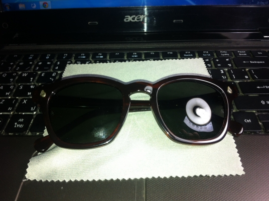 ขายถูกแว่นตา AO flexi-fit usa100\%  ขนาด50-22 (สีกะ เก่านิยมและหายากสุดๆ)