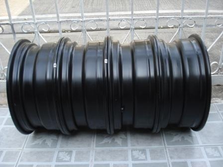 ขายล้อกะทะ  15  5 รู114.3  ใหม่ๆทั้งชุด ถูกๆพร้อมฝา