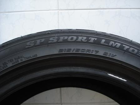 ขายยาง 215 50 17 DUNLOP LM703 ปี 11 4เส้น ขายยาง 215 50 17 DUNLOP LM703 ปี 11 4เส้น