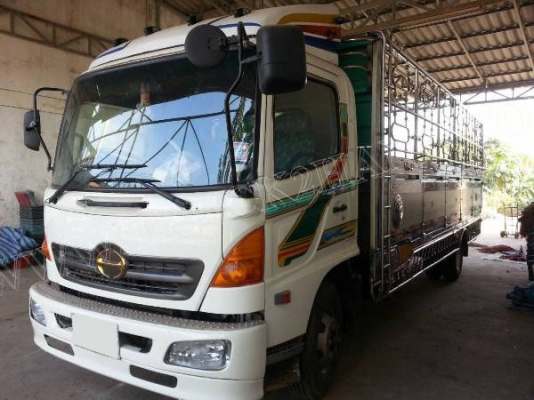 รถบรรทุก 6 ล้อ ยี่ห้อ HINO รุ่น FC4J 165 แรงม้า กระบะสแตนเลส