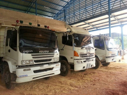 ( ขาย 3 รายการ ).  รถฮีโน่ 10 ล้อดั้ม 330 แรงม้า ปี 53  / รถอีซูซุ 10 ล้อดั้ม 270 แรงม้า ปี 50 / รถอีซูซุ 10 ล้อดั้ม 270 แรงม้า ปี 49. สนใจติดต่อ 081 - 6079515