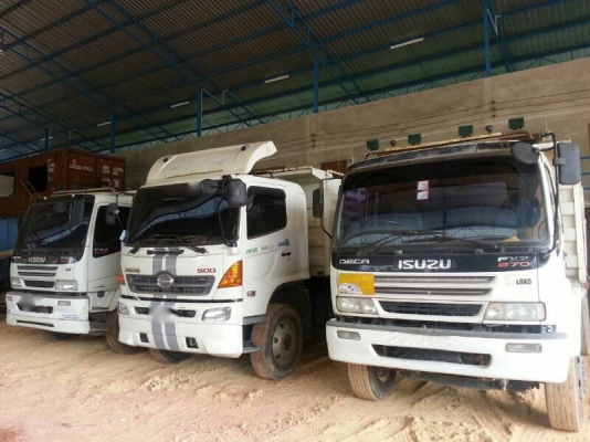 ( ขาย 3 รายการ ).  รถฮีโน่ 10 ล้อดั้ม 330 แรงม้า ปี 53  / รถอีซูซุ 10 ล้อดั้ม 270 แรงม้า ปี 50 / รถอีซูซุ 10 ล้อดั้ม 270 แรงม้า ปี 49. สนใจติดต่อ 081 - 6079515