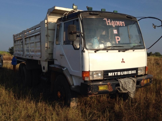 ขายรถบรรทุก 10 ล้อ ดั้ม MITSUBISHI FUSO 527M-TF  195 แรง พร้อมใช้