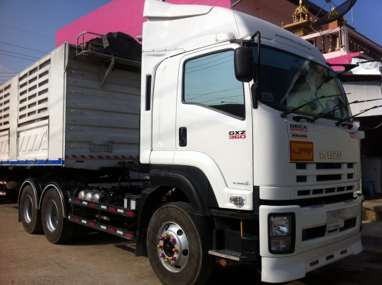 ขายรถหัวลาก 10 ล้อ 2 เพลา ขายดาวน์ ถูถๆ ISUZU DECA GXZ 360 รุ่น MIMAMORI ใหม่ล่าสุด ปี.56 วิ้งแค่.24.272 กิโล