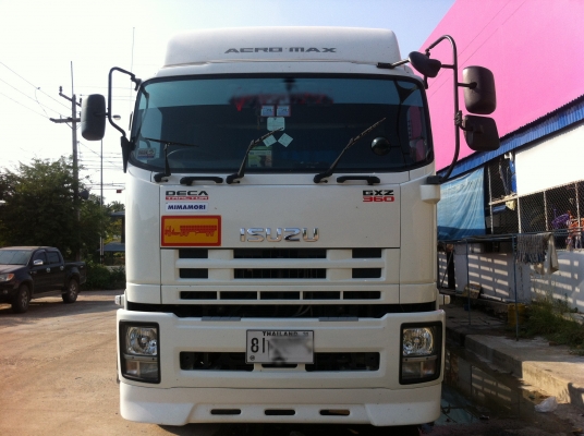 ขายรถหัวลาก 10 ล้อ 2 เพลา ขายดาวน์ ถูถๆ ISUZU DECA GXZ 360 รุ่น MIMAMORI ใหม่ล่าสุด ปี.56 วิ้งแค่.24.272 กิโล