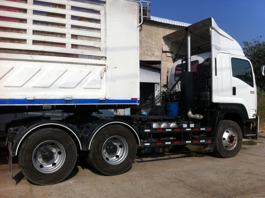 ขายรถหัวลาก 10 ล้อ 2 เพลา ขายดาวน์ ถูถๆ ISUZU DECA GXZ 360 รุ่น MIMAMORI ใหม่ล่าสุด ปี.56 วิ้งแค่.24.272 กิโล