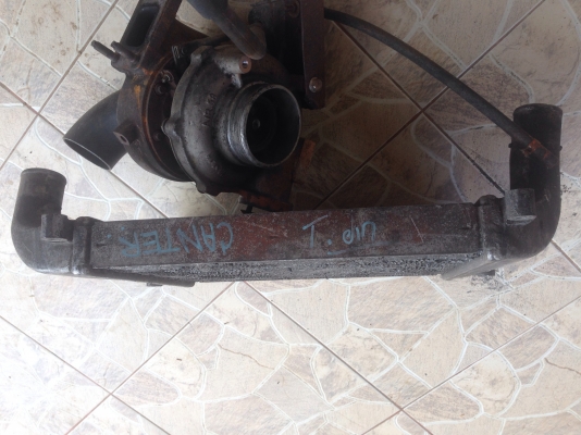 ขายเทอร์โบตัวใหญ่ ของ รถบรรทุก10ล้อ หรือ รถเกี่ยวข้าว garret M24.  A/R .58 โข่งหลังแผรผัน  ของเชียงกง