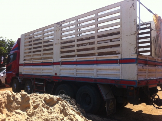 ขายพ่วง 24 ล้อ 2 เพลา กระบะเหล้กคอกเกษตรไม่ดั้ม