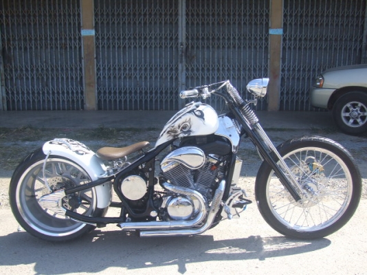 ขาย STEED 400 spinger CUSTOMS เก็บงานใหม่ สปริงเกอร์ ล้อ260 สพม.