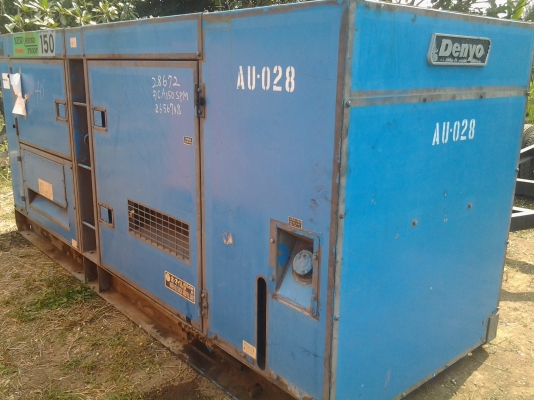 ขายเครื่องปั่นไฟ Denyo 150 Kva นำเข้าจากญี่ปุ่น