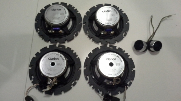 Clarion ชุดหน้า+หลัง+ทวิสเตอร์ ขนาด 6.5" สภาพสวยมาก