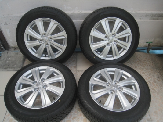 ขายล้อแม็ก Toyota vios ป้ายแดง 15"x5.5" et45 4รู100+ยางปี13 สนใจติดต่อเล็กคลองสามครับ (081-3747940) ขายล้อแม็ก Toyota vios ป้ายแดง 15"x5.5" et45 4รู100+ยางปี13 สนใจติดต่อเล็กคลองสามครับ (081-3747940)