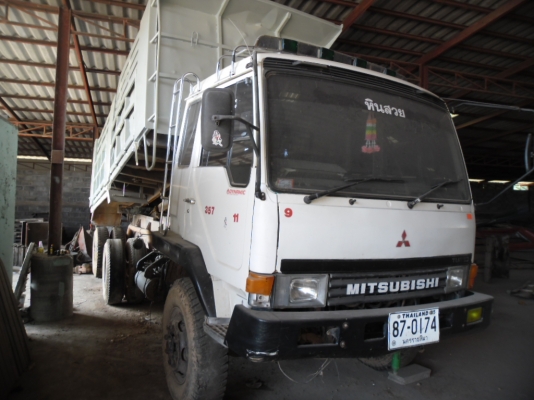 ขายรถบรรทุก 10 ล้อ 2 เพลาดั้ม MITSUFUSO TURBO TF 12XX หัวบางเครื่องดีคัสซีสวยทะเบียนเต็ม