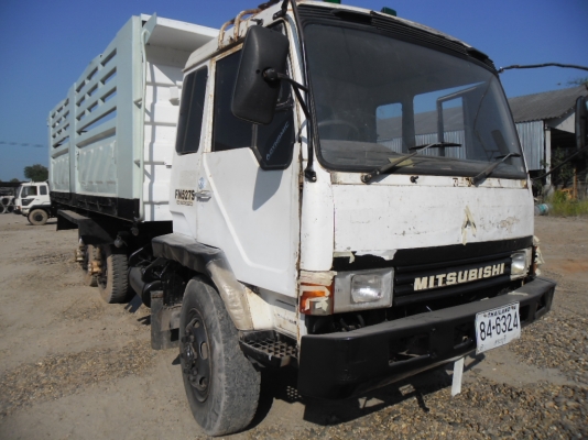 ขายรถบรรทุก 10 ล้อ 2 เพลาดั้ม MITSU TURBO EURO1 MMTF 225 แรงเครื่องดีคัสซีสวยมีระบบลากลูกยางครบทะเบียนเต็ม