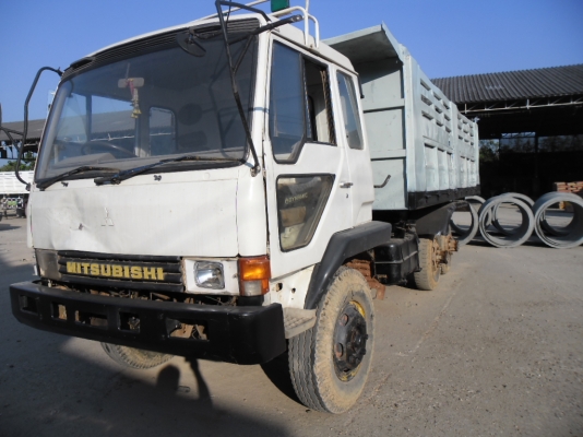ขายถูกๆ รถบรรทุก 2 เพลาดั้ม MITSUFUSO MA 10 เกียร์สาแหลกตรงทะเบียนชุดโอนพร้อมยางใส่ครบ