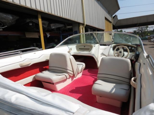 !!@@ขายเรือ Searay มือสอง 18 ฟุต พร้อมเครื่อง 140 แรง 2 จังหวะ และเทรลเลอร์ ตามสภาพ@@!!