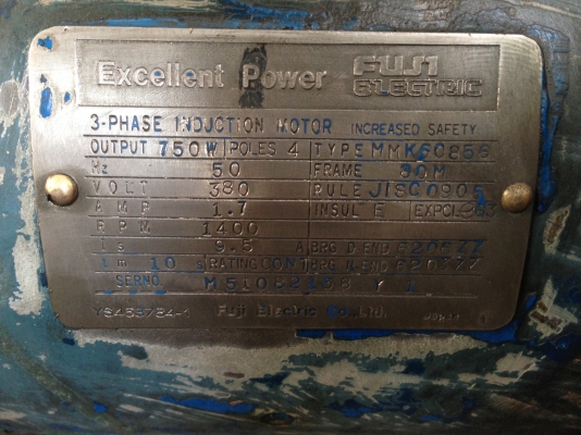 ขายมอเตอร์เกียร์ปรับรอบขนาด FUJI 1 HP. 380 V made in Japan ปรับเพลาออกได้ตั้งแต่ 0-167 รอบต่อนาที สภาพดีวิ่งนิ่ม พร้อมใช้งาน ขายมอเตอร์เกียร์ปรับรอบขนาด FUJI 1 HP. 380 V made in Japan ปรับเพลาออกได้ตั้งแต่ 0-167 รอบต่อนาที สภาพดีวิ่งนิ่ม พร้อมใช้งาน