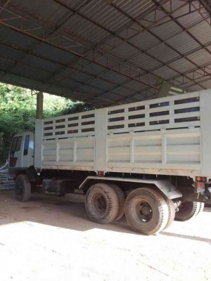 HINO FM3M รถสวยพร้อมใช้ เครื่อง เกียร์เดิม หัวบางเดิม คัสชีสวย ภาษีเต็ม