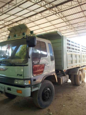 HINO FM3M รถสวยพร้อมใช้ เครื่อง เกียร์เดิม หัวบางเดิม คัสชีสวย ภาษีเต็ม