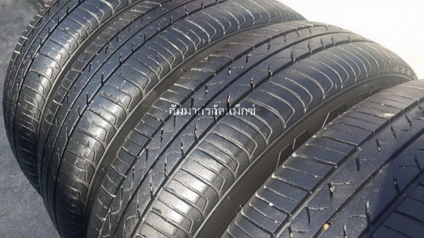 กะทะ14" 4รู100 ดุมกลางใหญ่โคตร + ยาง Maxxis 165/70/14 ปี11 ยางใช้ได้อีกยาวๆ