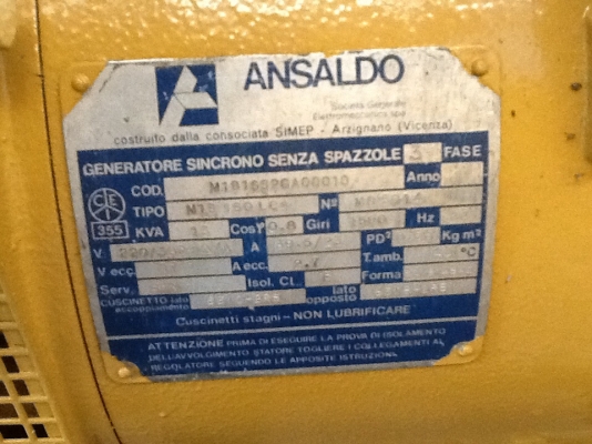 ขายเครื่องปั่นไฟ15kva