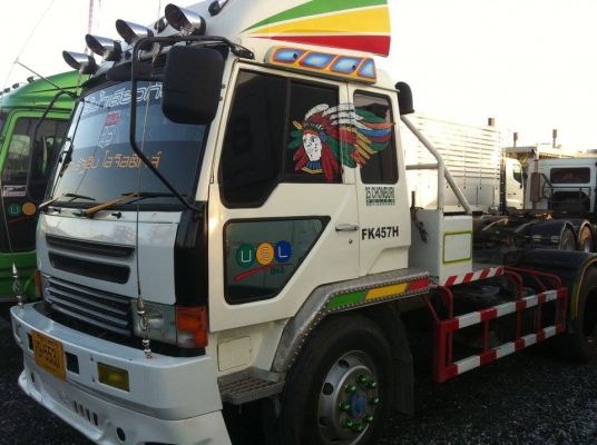 6 ล้อหัวลากมิตซู FK457  , ISUZU Rocky 195 แรง