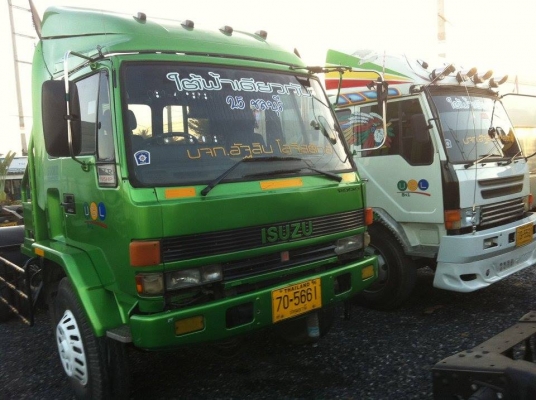 6 ล้อหัวลากมิตซู FK457  , ISUZU Rocky 195 แรง