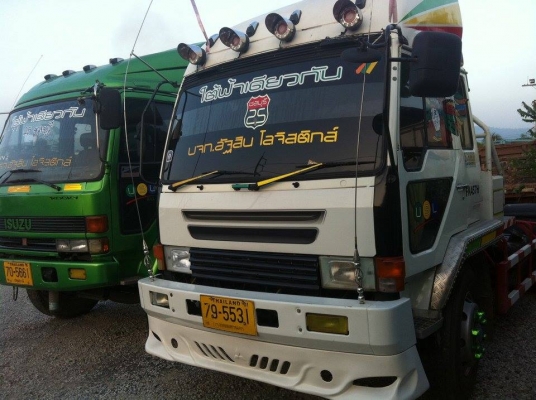 6 ล้อหัวลากมิตซู FK457  , ISUZU Rocky 195 แรง