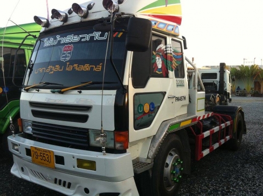 6 ล้อหัวลากมิตซู FK457  , ISUZU Rocky 195 แรง