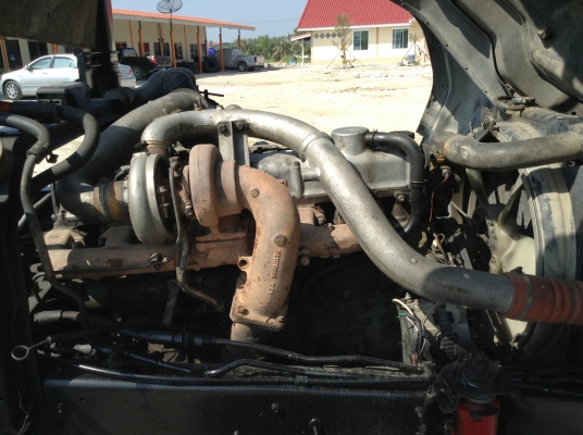 ร้อนเงินด่วนๆขายสิบล้อดั้มMITSUBISHI527เทอร์โบอินเตอร์คลูเลอร์220แรงเบรคใหญ่