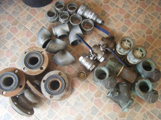 อุปกรณ์วาล์วน้ำ ข้อต่อ ทองเหลืง บอลวาล์วสแตนเลส316