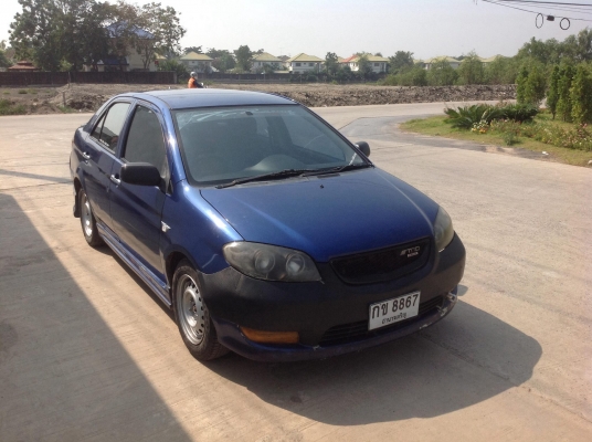 ขายVIOS ถูกๆ ติดแก๊สLPG หัวฉีดระบบออโต้ เครื่องดี แอร์เย็นไม่มีชนหนักหรือน้ำท่วม ล้าน\% พร้อมใช้