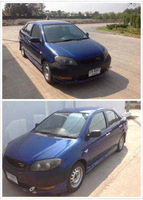 ขายVIOS ถูกๆ ติดแก๊สLPG หัวฉีดระบบออโต้ เครื่องดี แอร์เย็นไม่มีชนหนักหรือน้ำท่วม ล้าน\% พร้อมใช้
