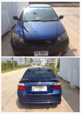 ขายVIOS ถูกๆ ติดแก๊สLPG หัวฉีดระบบออโต้ เครื่องดี แอร์เย็นไม่มีชนหนักหรือน้ำท่วม ล้าน\% พร้อมใช้
