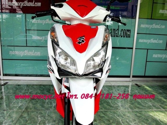 CLICK 125 i ปี 56 ไมล์ 2 พันโล สีขาวแดง มาใหม่สวยๆเลย  ฟรีค่าโอน  35900